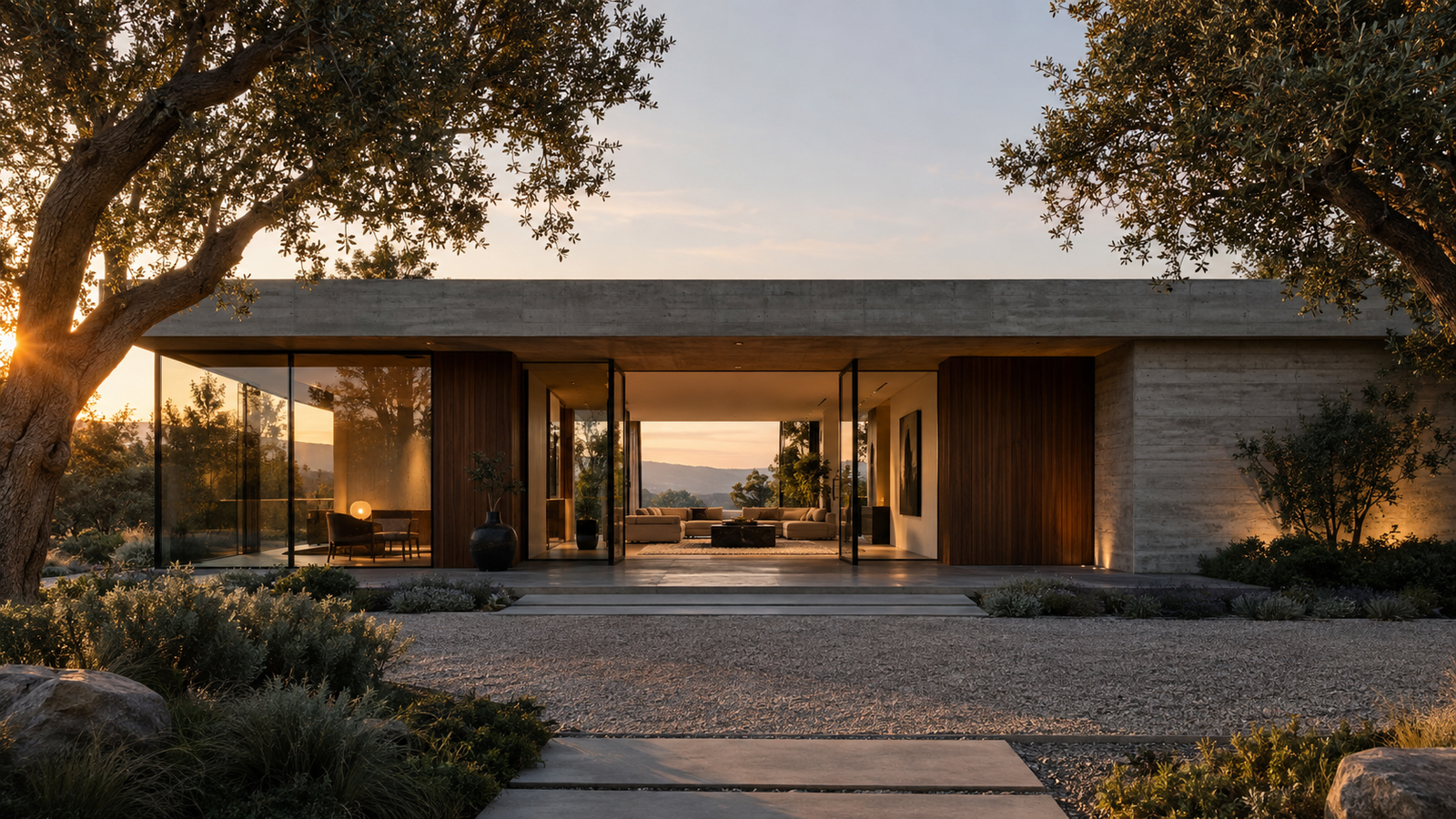 Residencia de arquitectura contemporánea rodeada de naturaleza, imagen del proyecto UMBRA